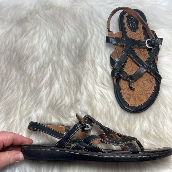 Born Concept BOC Brown Strappy Boho Sandals Sz 42/US 10 - Picture 1 of 6